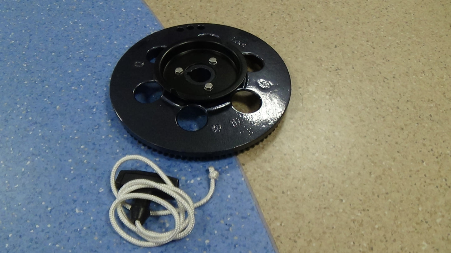YANMAR D27 D18 Flywheel Assy with manual back up start