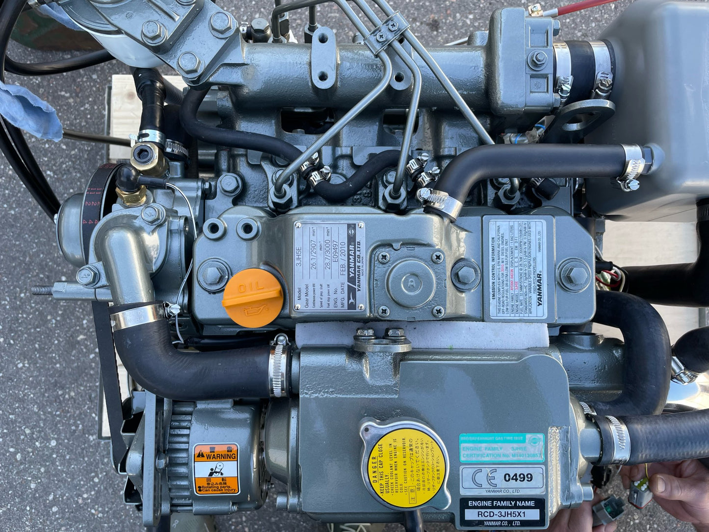 YANMAR 3JH5E - 39HP / 3000 RPM Bobtail unit