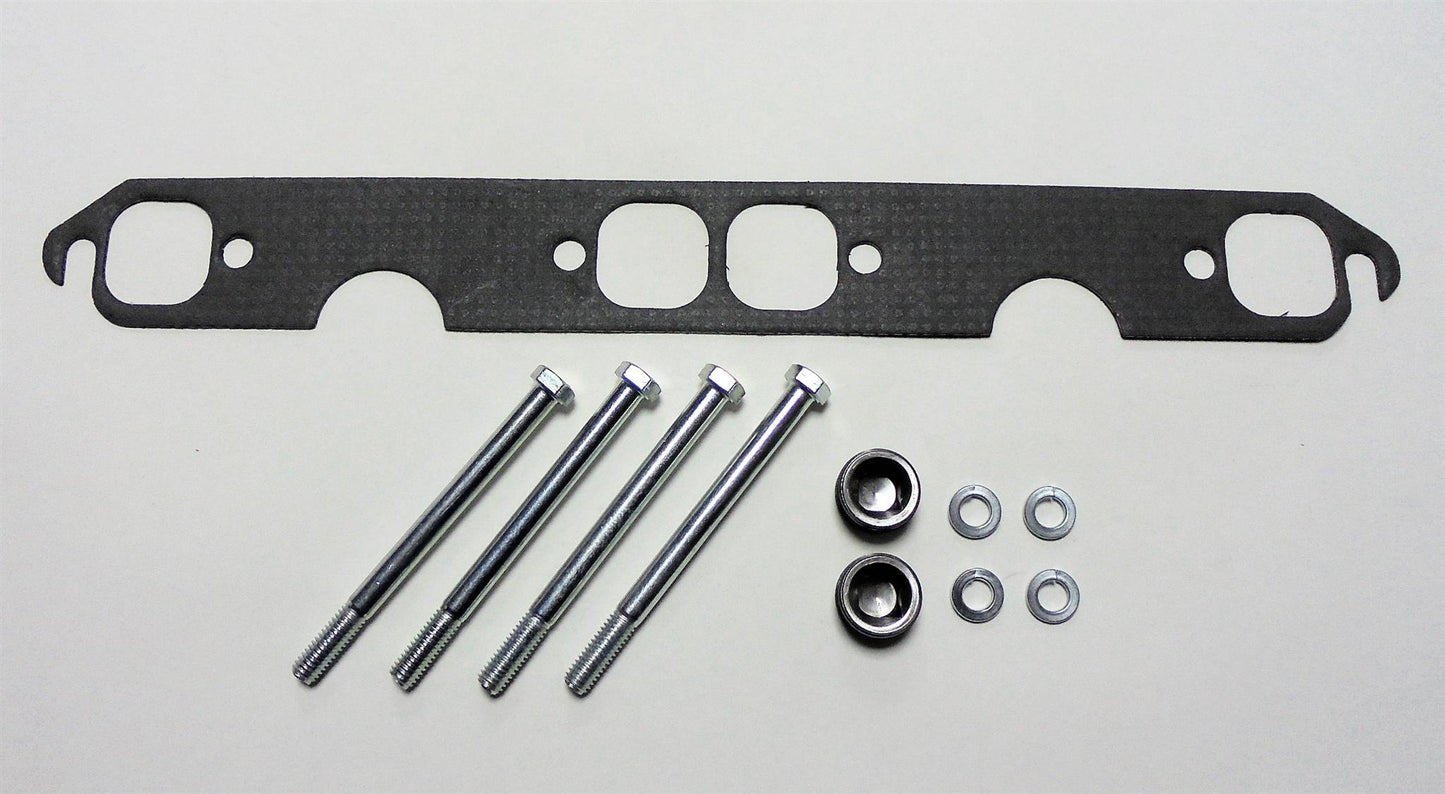Mounting kit for Mercruiser V8-5.0, 5.7, 6.2L Dry Joint Exhaust manifold 864612T01
