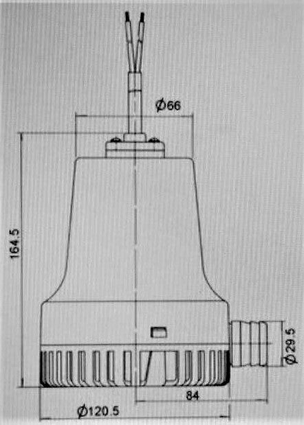 Water pump 12V 88L/min
