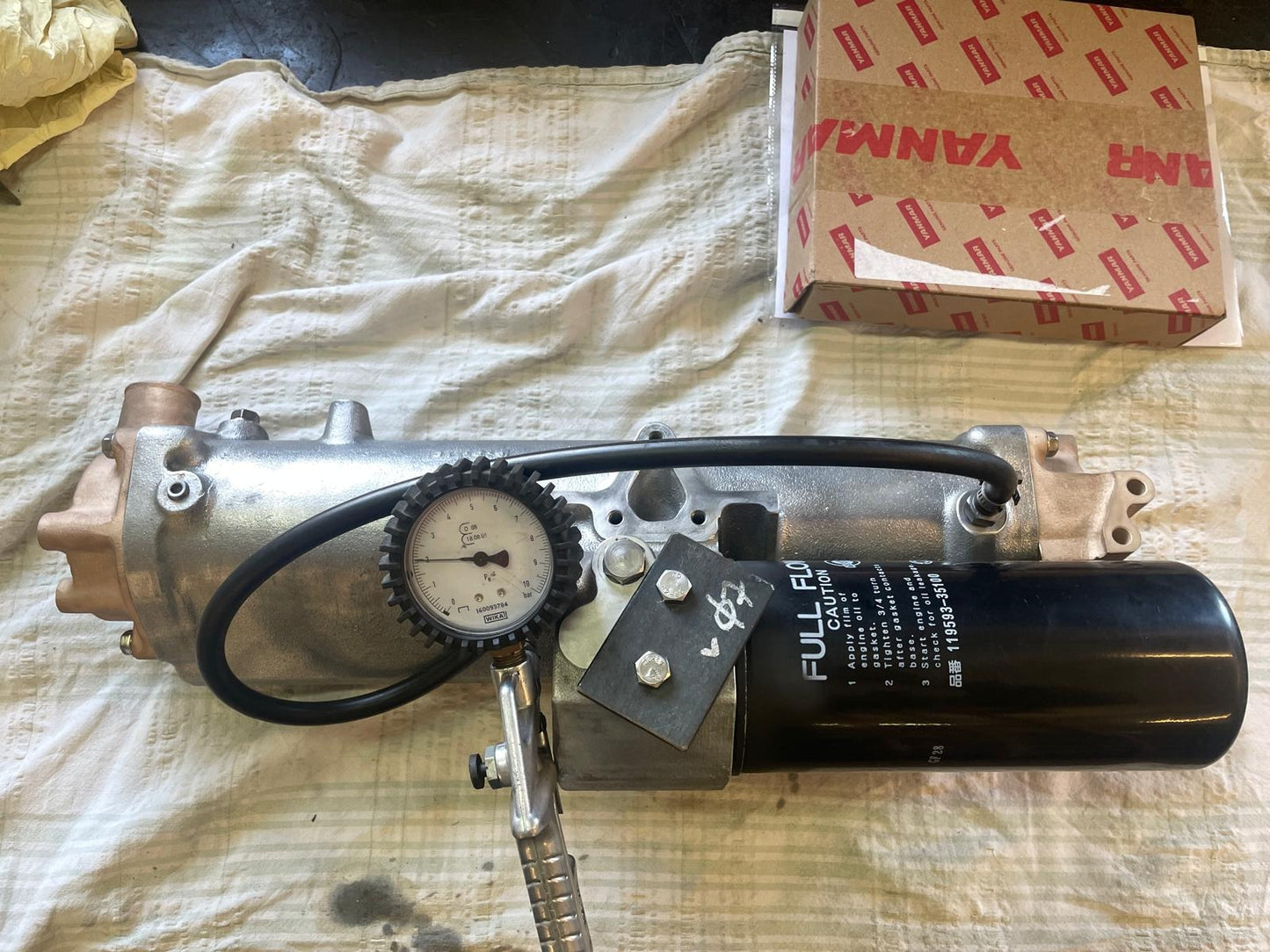YANMAR 6LY 6LYM Oil Cooler Assy 719573-33700
