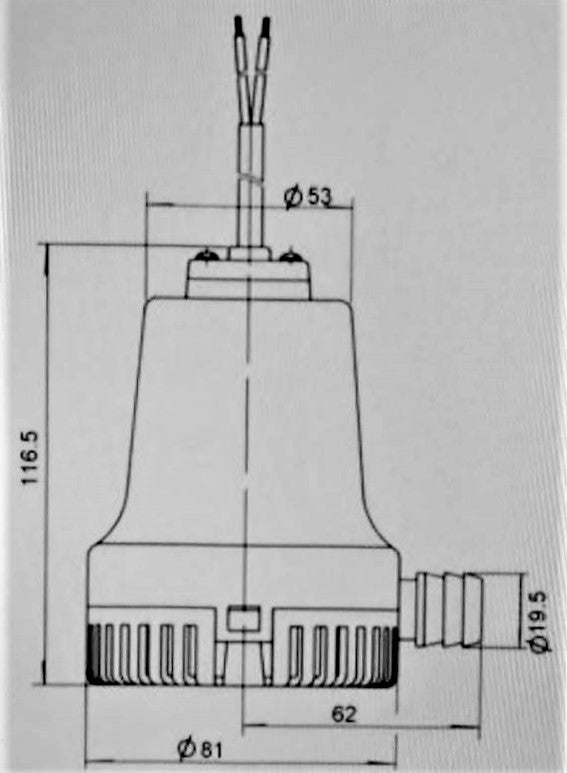 Water pump 12V 25L/min