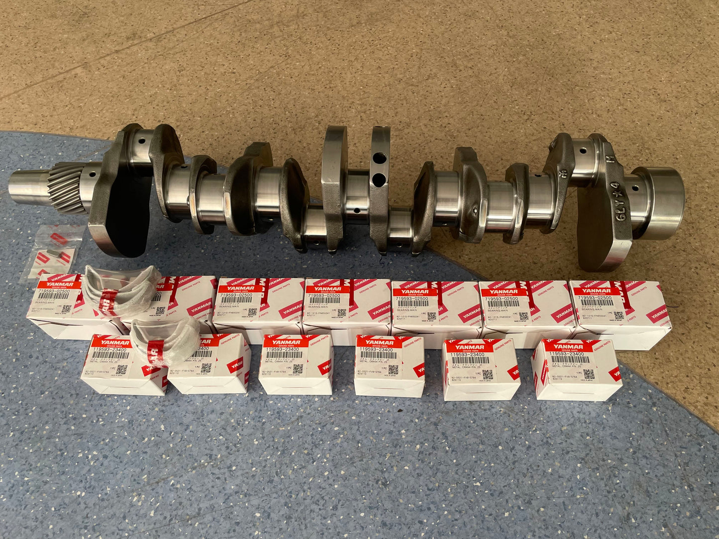 YANMAR 6LY 6LYA 6LYM Crankshaft Assy 719574-21700