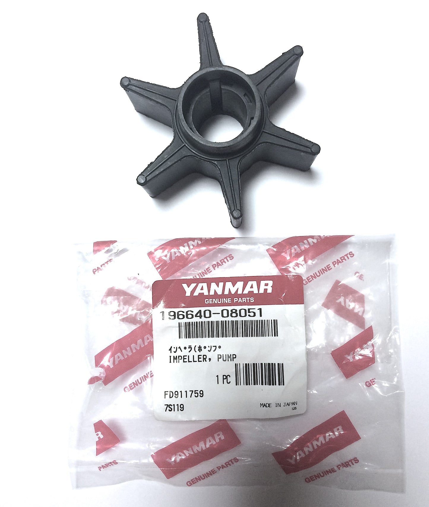Impeller Yanmar D36 D40 196640-08051