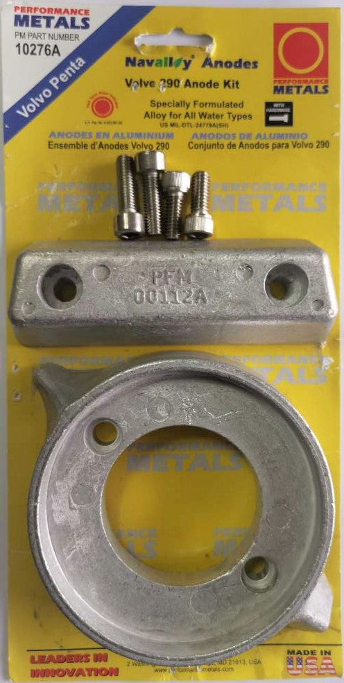 Anode Kit Volvo Penta 290  10276A