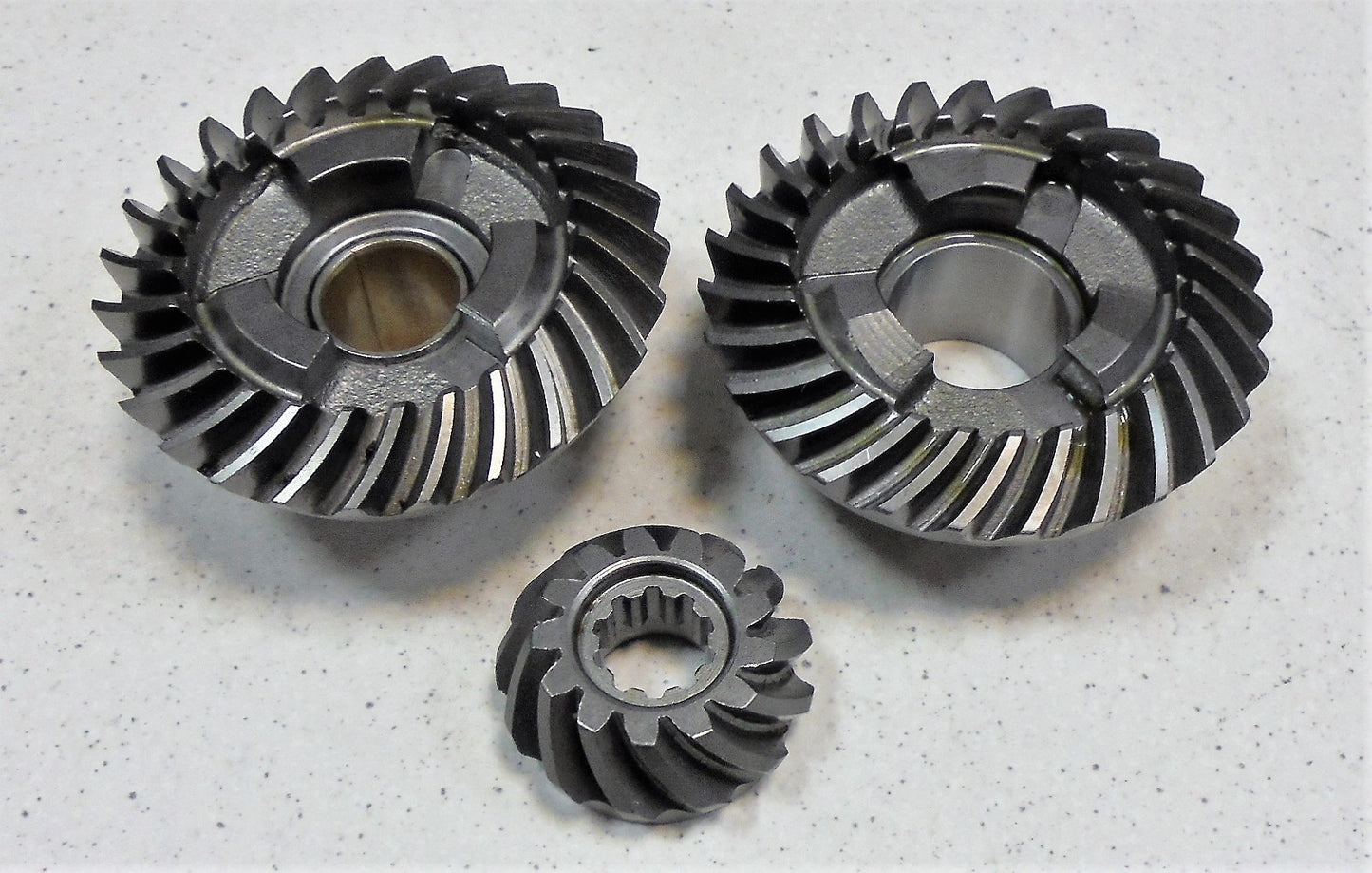 Gear set Yamaha F9.9 / F15 / F20 / 9.9 / 15 HP, 63V-45551-00-00; 6E7-45560-01-00 ; 6E7-45571-00-00