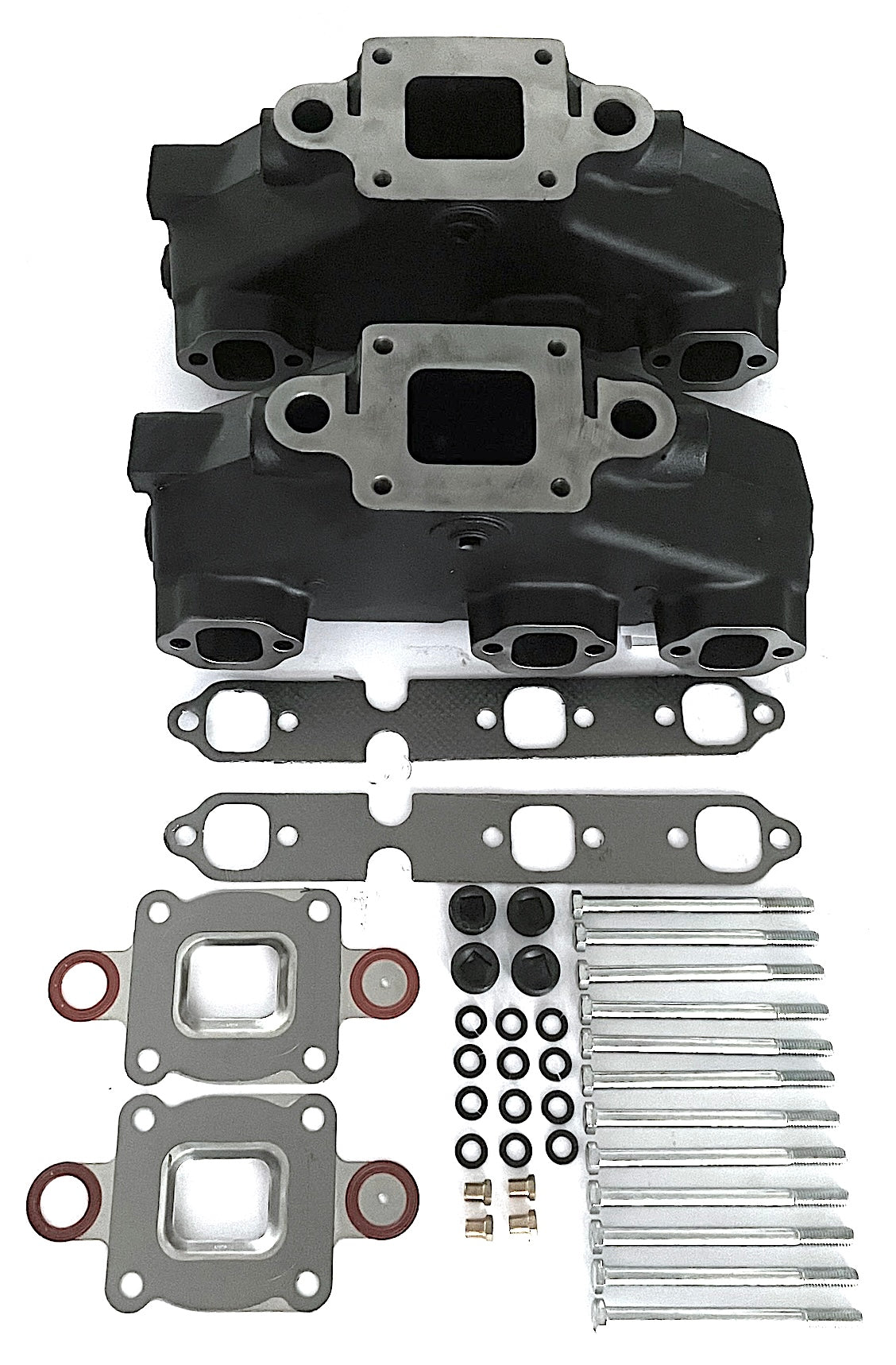 Mercruiser V6-4.3L Dry Joint Exhaust manifolds, 2 sets 864612T01