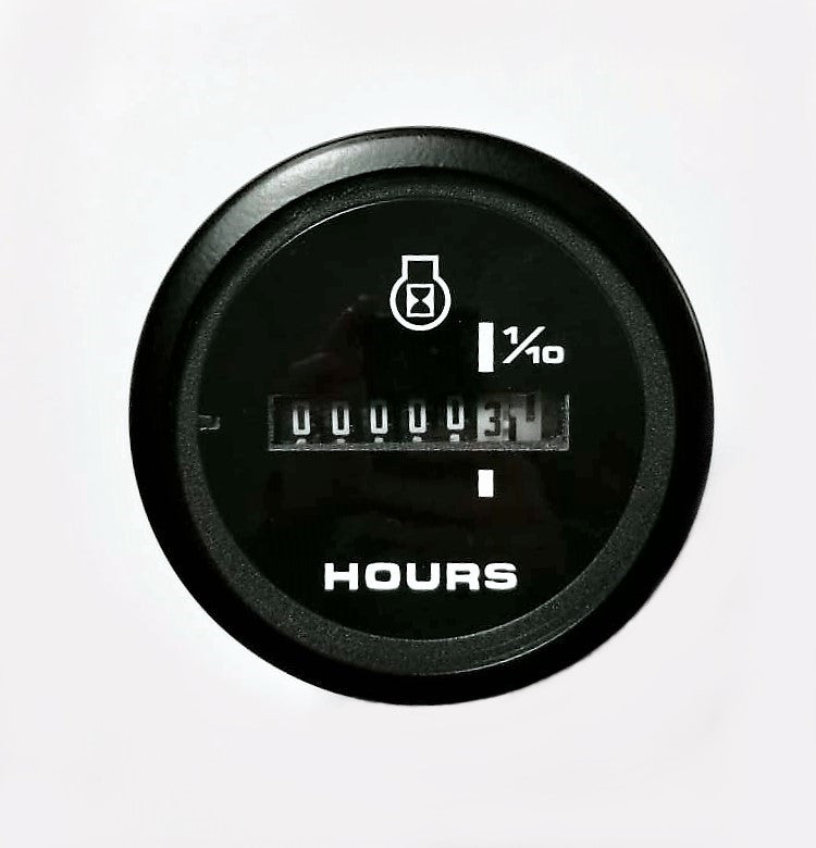 Engine hour meter 8-32V ø 52mm