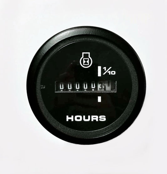 Engine hour meter 8-32V ø 52mm