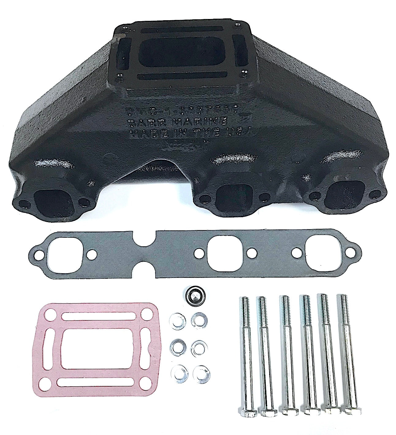 4.3L V6 Volvo/OMC 1991 & UP Exhaust manifold assembly 3857656 3852338