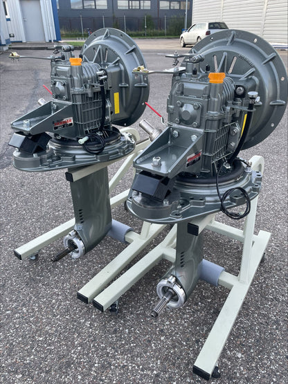 Catamaran YANMAR propulsion 2x4JH57 + 2xSD60-5 Ratio 2.23