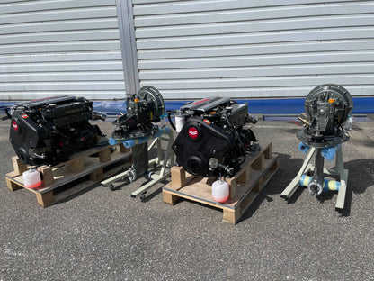 Catamaran YANMAR propulsion 2x4JH57 + 2xSD60-5 Ratio 2.23