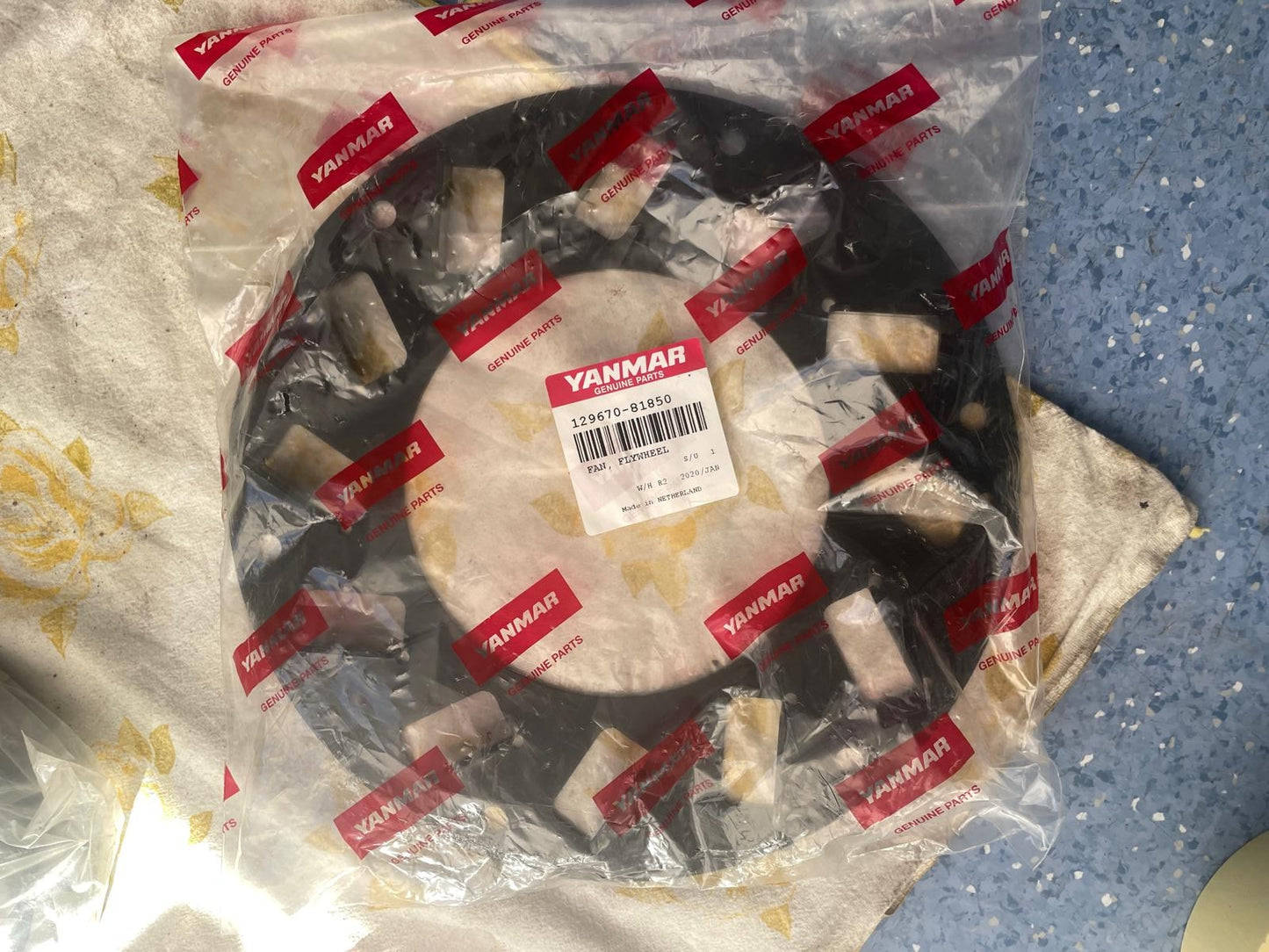 YANMAR Fan, Flywheel 129670-81850