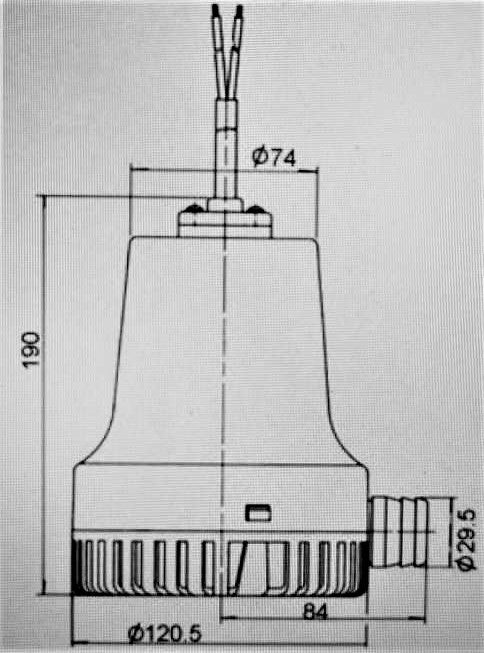 Water pump 12V  94L/min