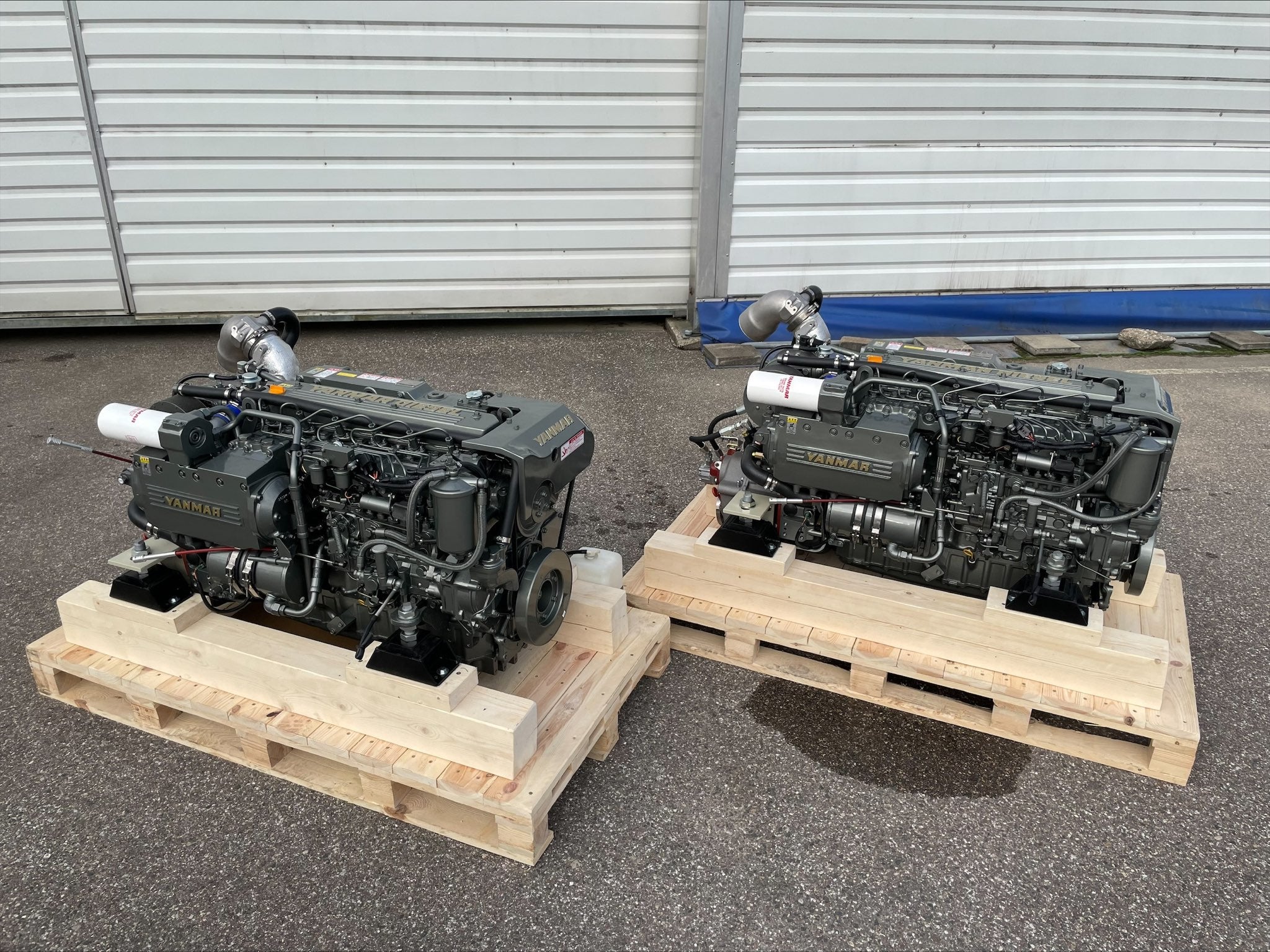 2 x YANMAR 6LYA-STP 370HP at 3300RPM Bobtail – Baltic Motors