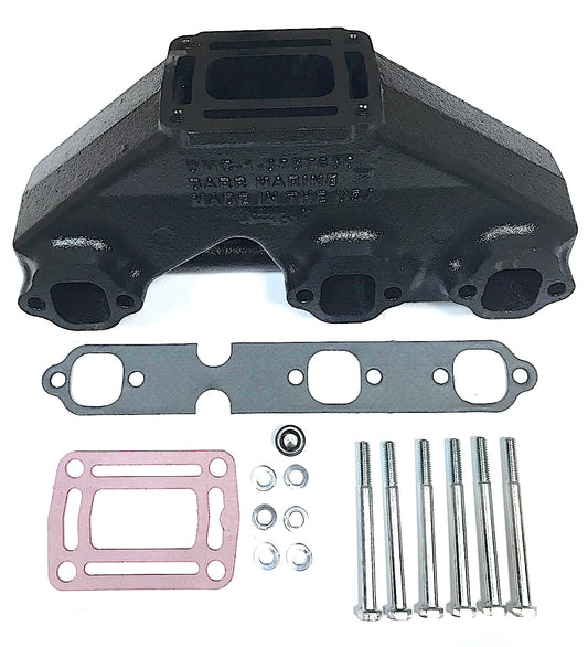 4.3L V6 Volvo/OMC 1991 & UP Exhaust manifold assembly   3857656    3852338